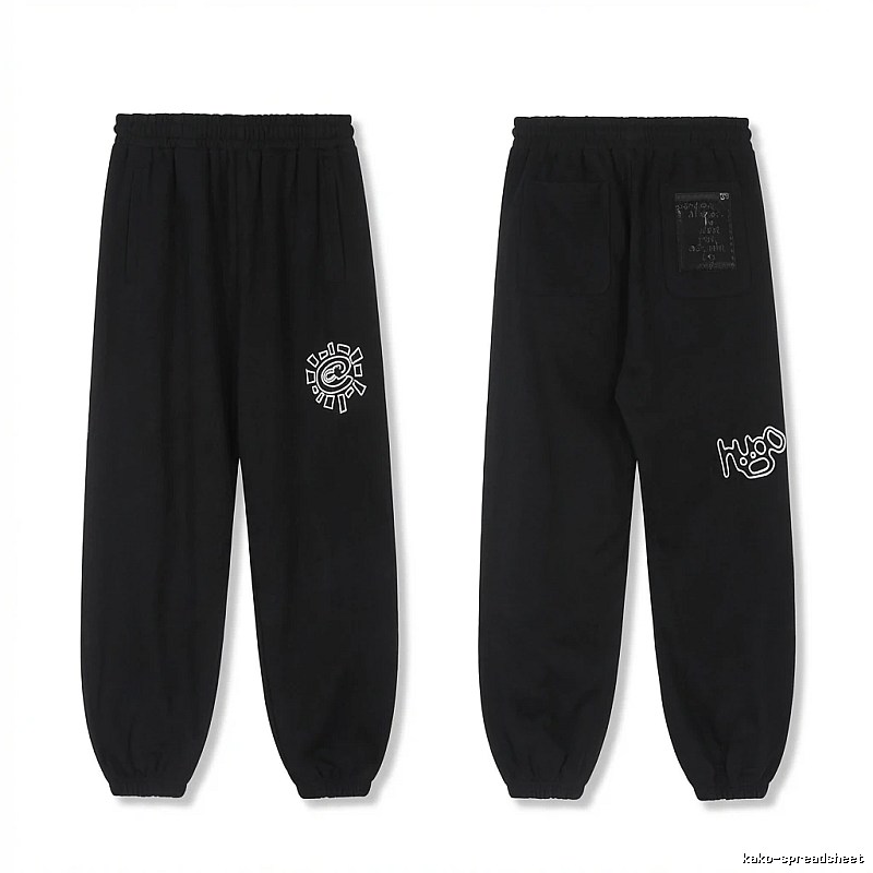 ADWYSD Printed Trendy Black Pants