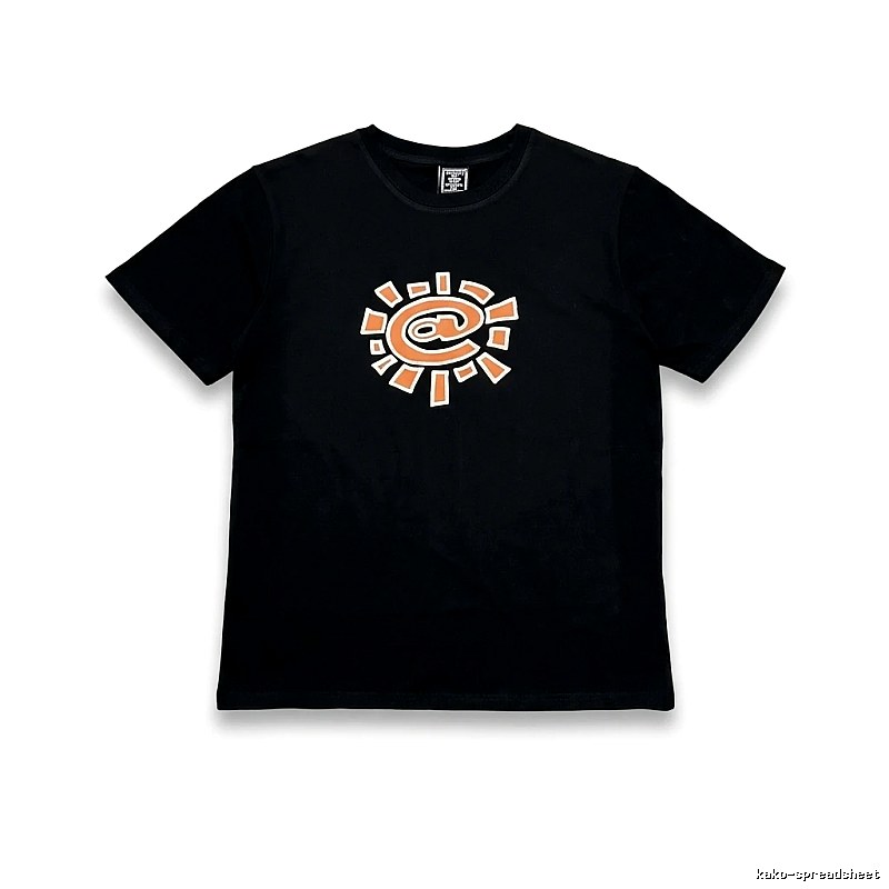 ADWYSD Sun Print Black T-shirt
