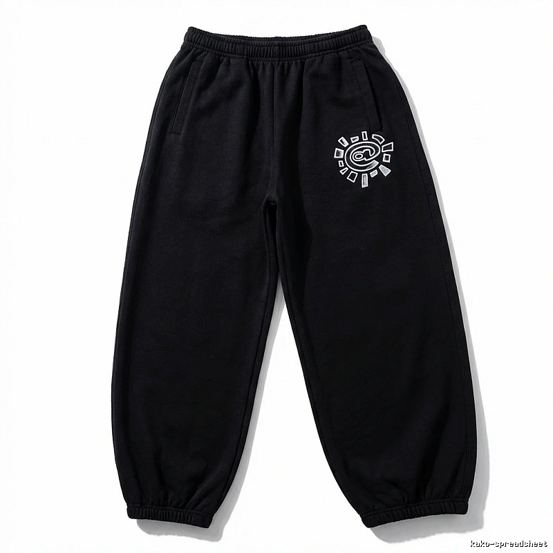 ADWYSD sunflower black casual pants