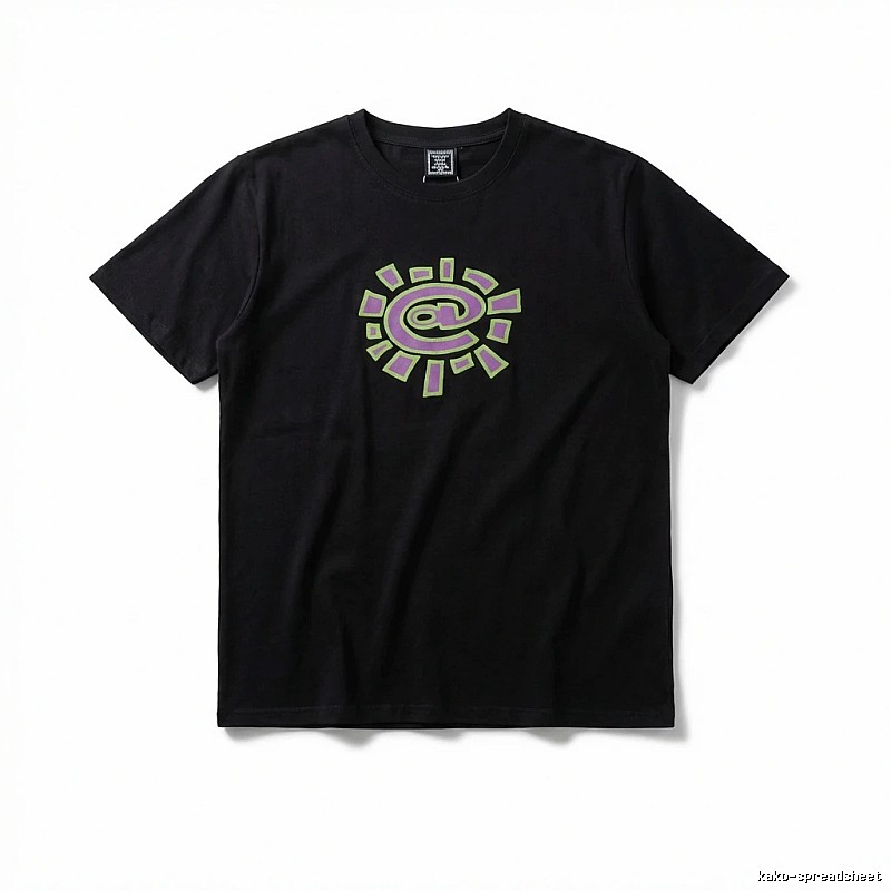 ADWYSD Trendy Brand Printed Black T-shirt