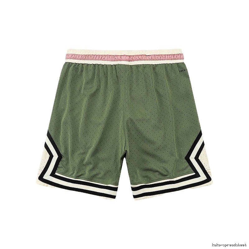 AJ retro-style green shorts