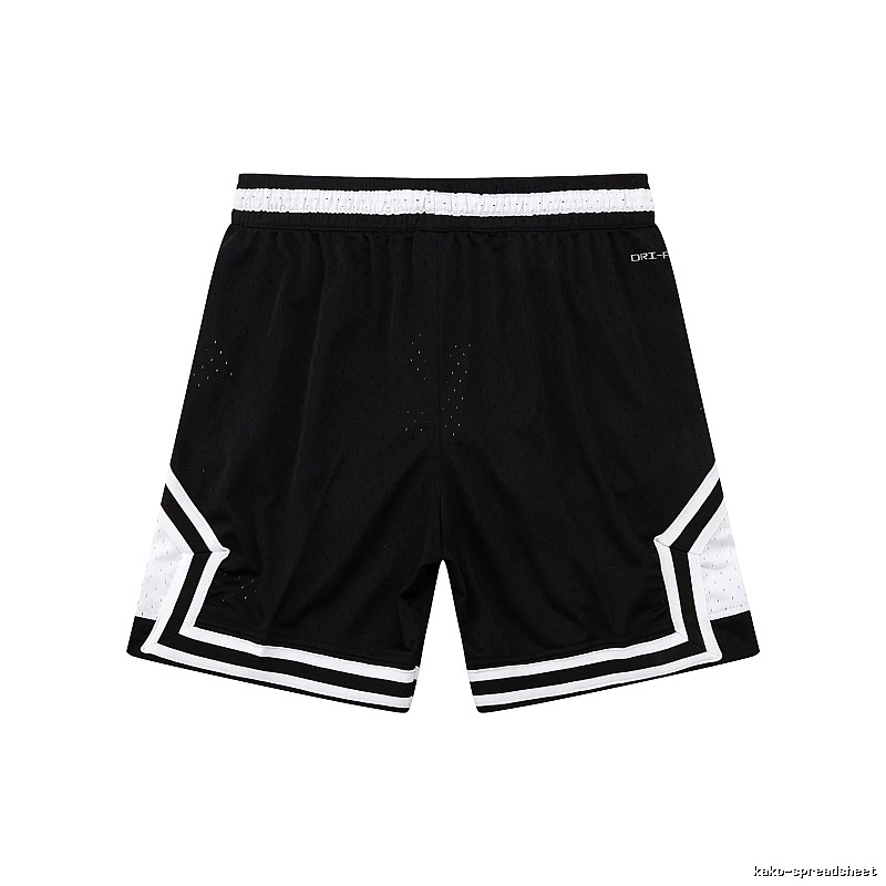 AJ Sporty Black and White Shorts