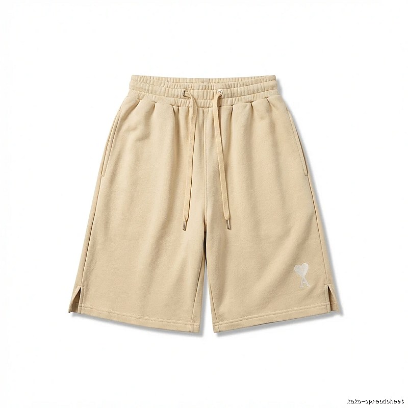 AMI casual style khaki shorts