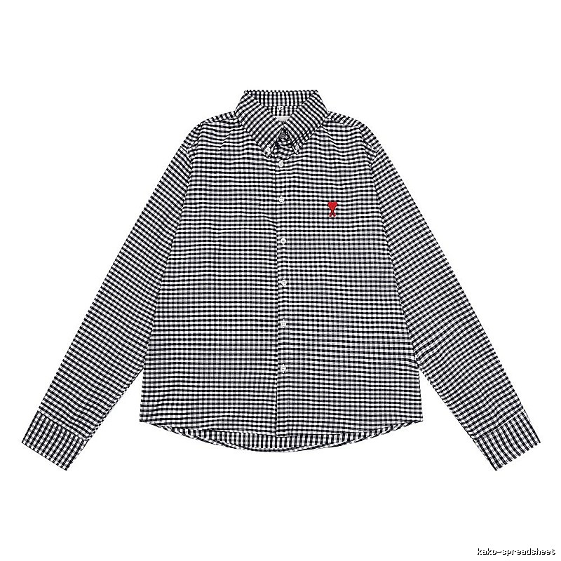 AMI Checkered Retro Style Shirt