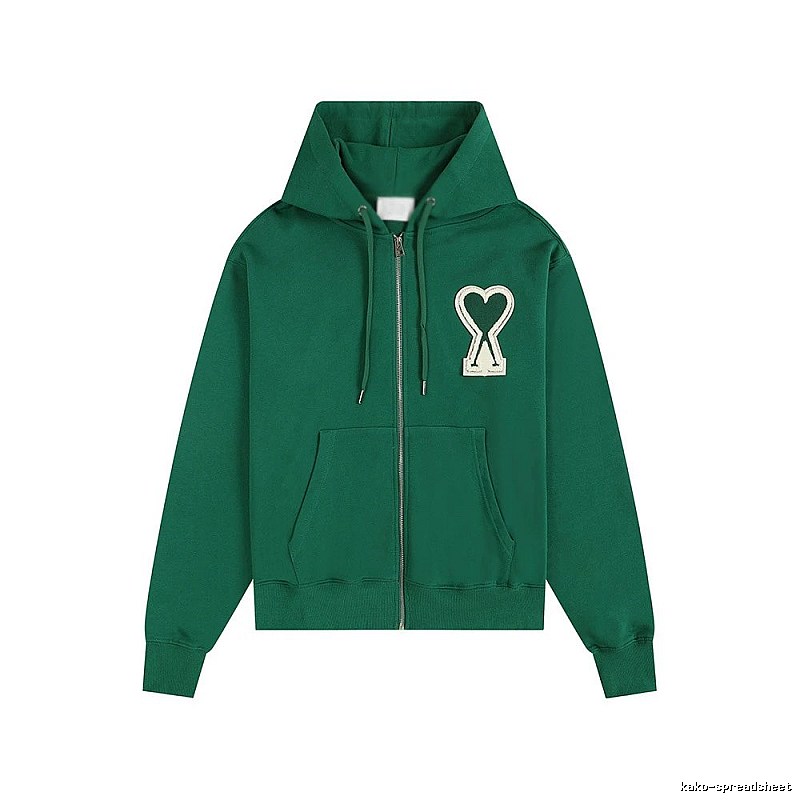 AMI Love Series Green Hoodie