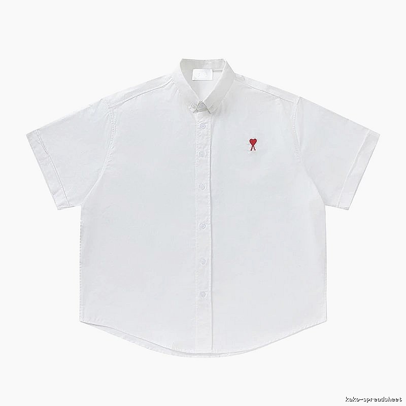 AMI Love Simple White Shirt