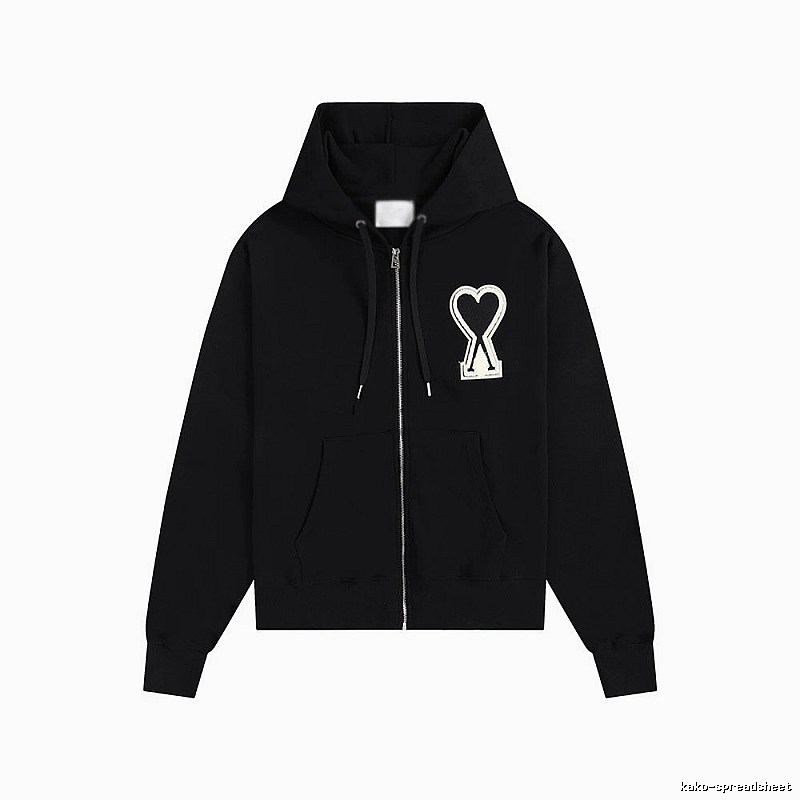 AMI Love Trendy and Cool Black Sweatshirt
