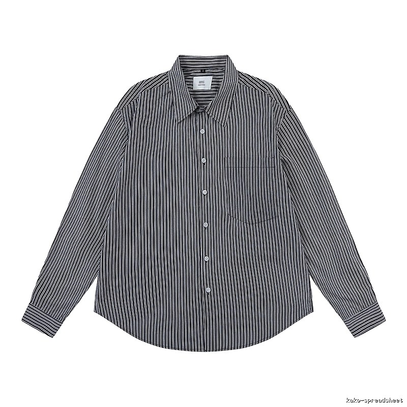 AMI Stripe Minimalist Style Shirt