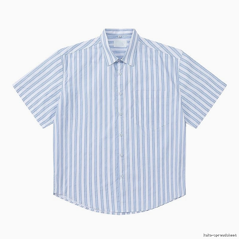 AMI Stripe Minimalist Style Shirt