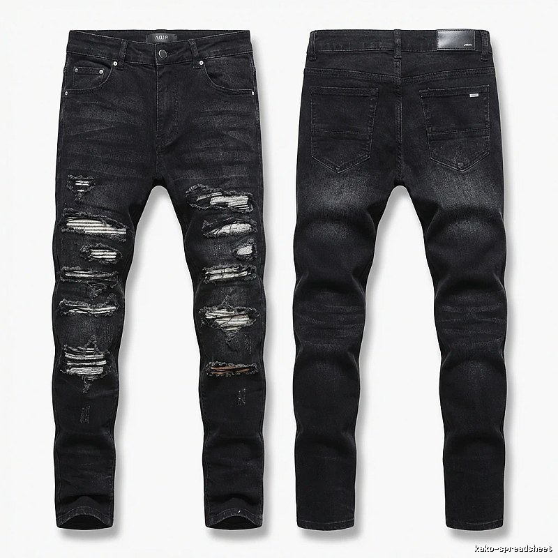 AMI Trendy Ripped Jeans with a Cool Style