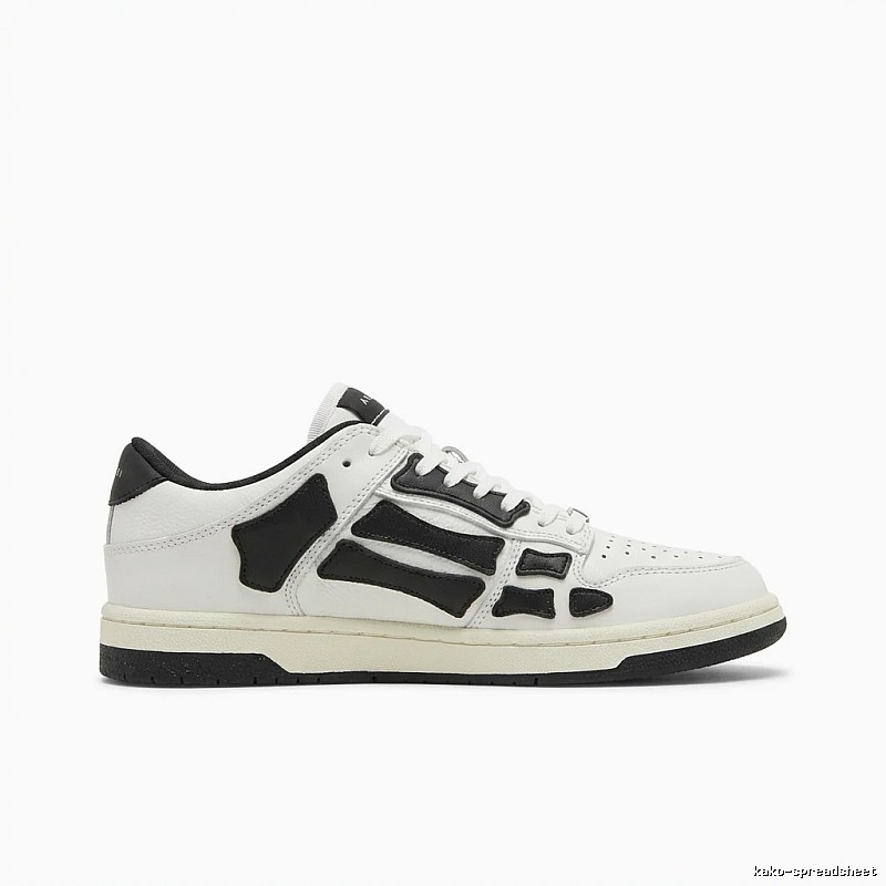 AMIRI deconstructed style black and white sneakers