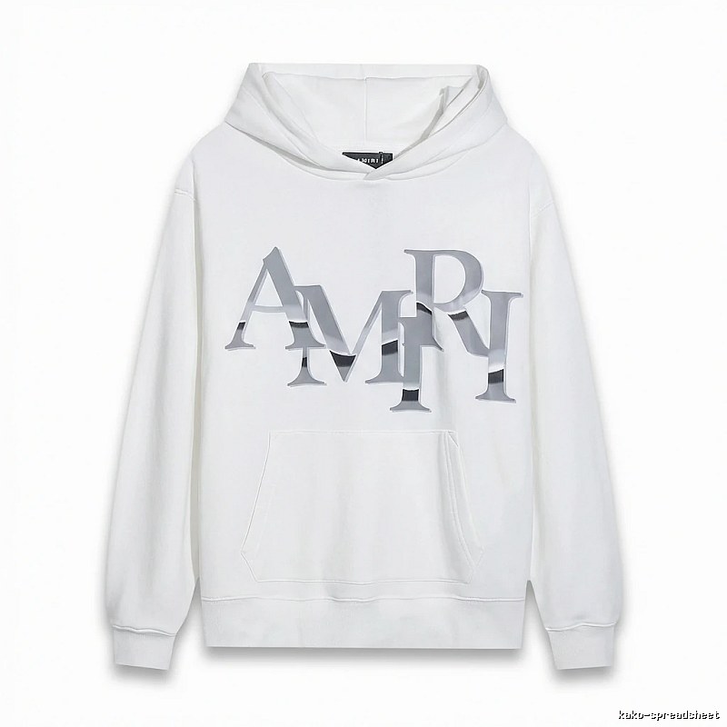 AMIRI Letter Style White Sweatshirt