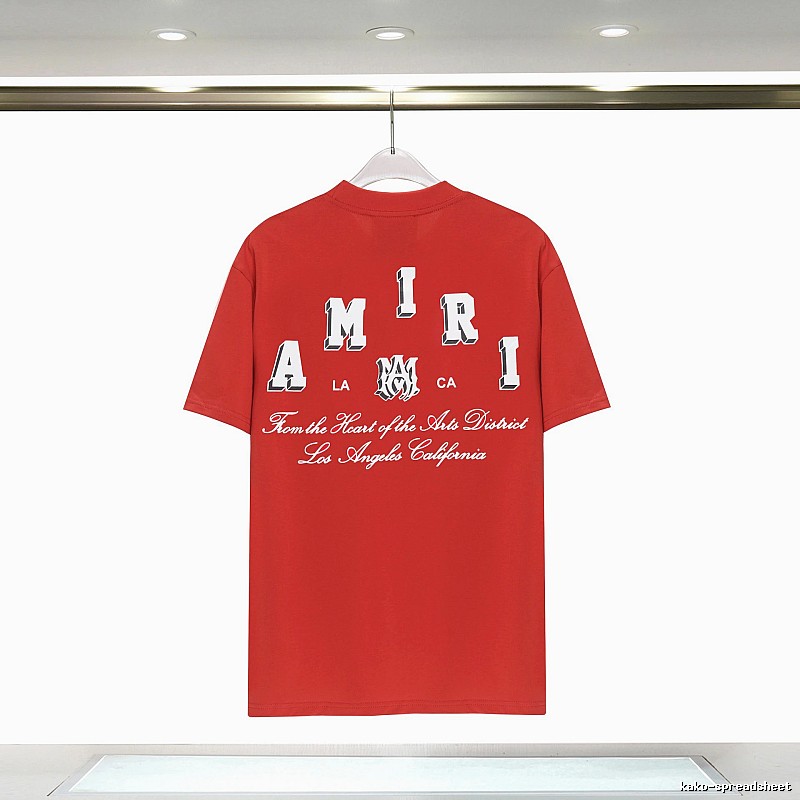 Amiri Lightweight Graphic T-shirt White Blue Amiri for Gift Ideas