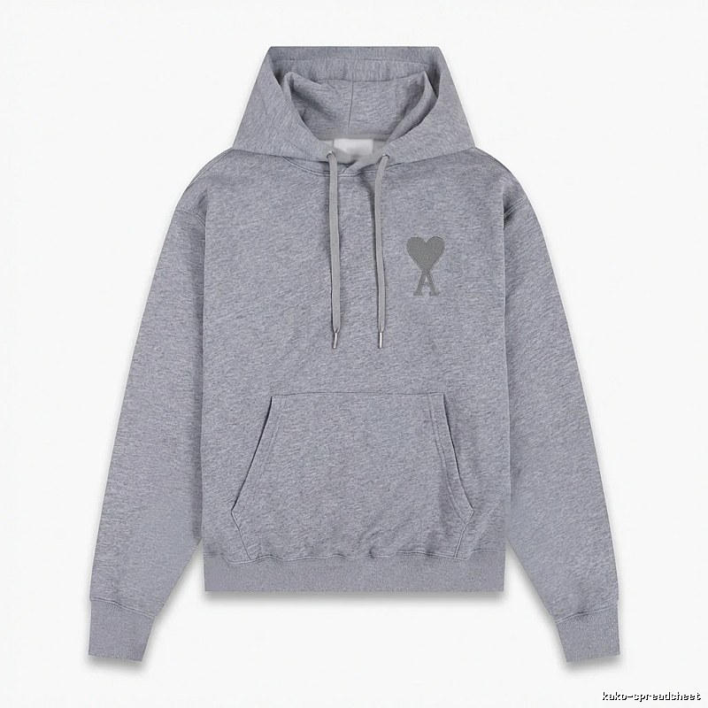 AMIRI Love Collection Grey Hoodie