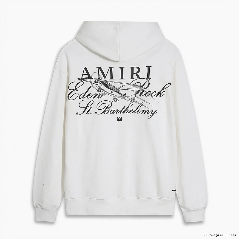AMIRI Printed Casual White Sweatshirt