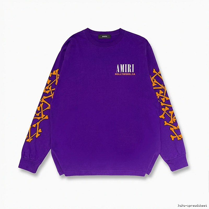 AMIRI purple sweatshirt with skull print