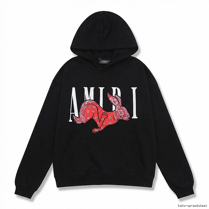 AMIRI Rabbit Print Trendy Brand Sweatshirt