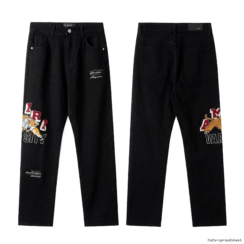 AMIRI retro - style black jeans