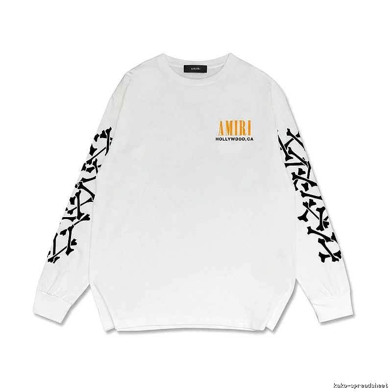 AMIRI Retro Style White Sweatshirt