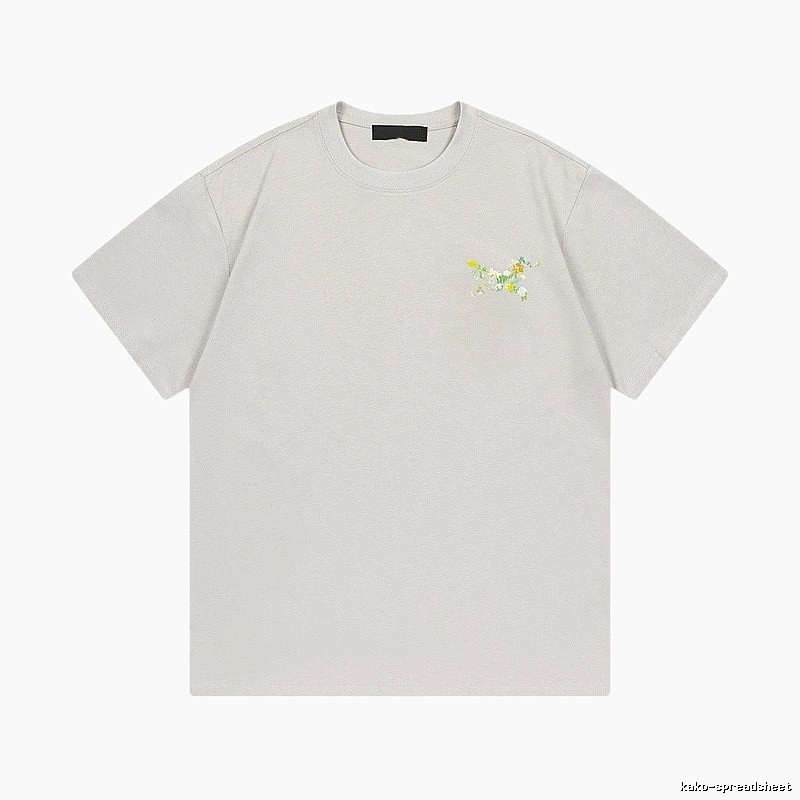 Arc'teryx Casual Light Grey Floral Short-sleeve T-shirt