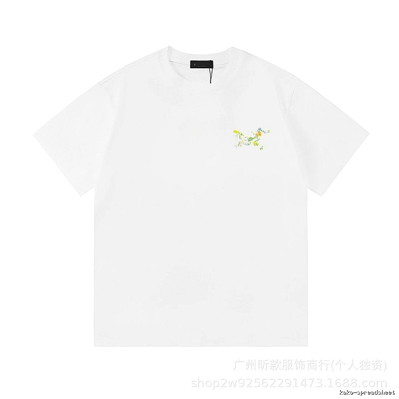 Arc'teryx Floral Print Outdoor Style White T-Shirt