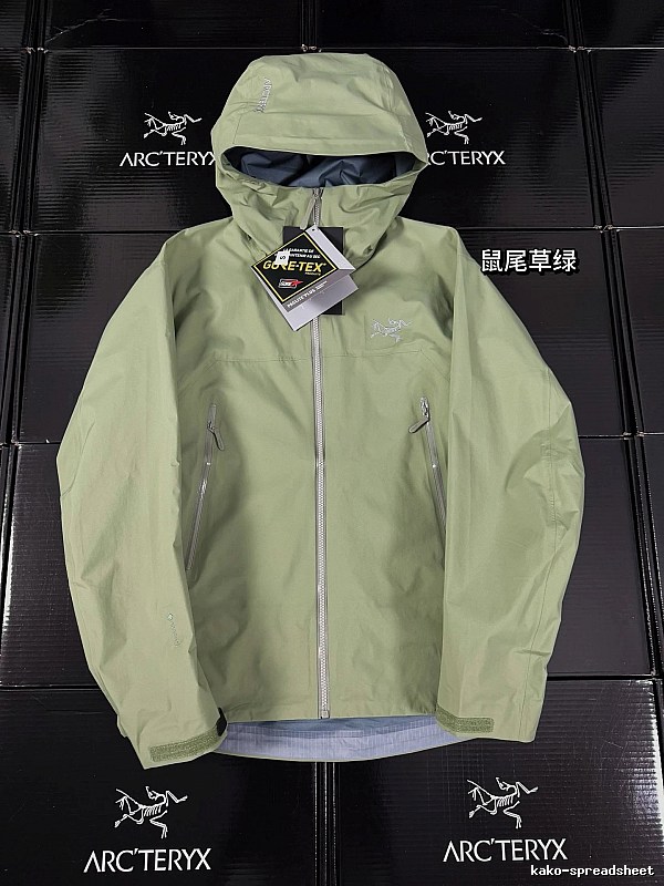 Arc’teryx sage green windbreaker