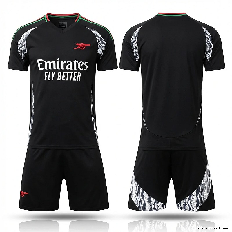 Arsenal retro-style black jersey