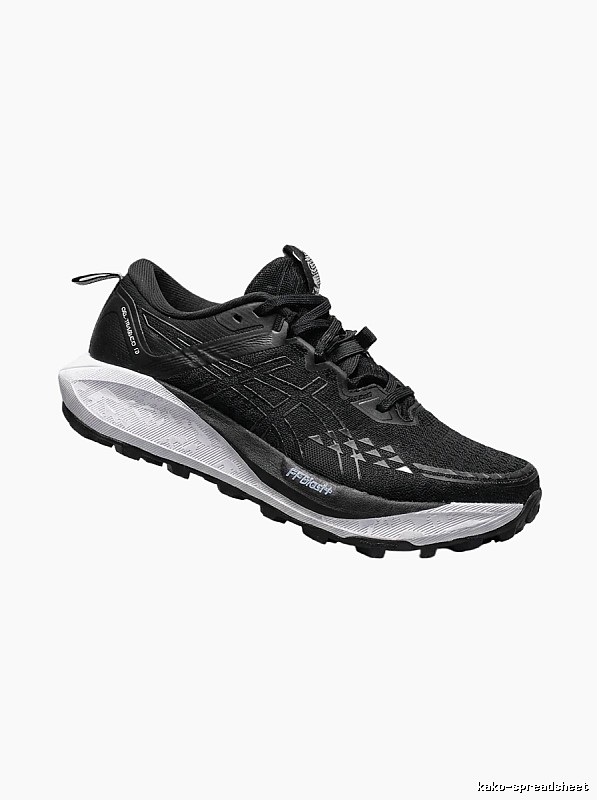 ASICS Trail Running Black Running Shoes