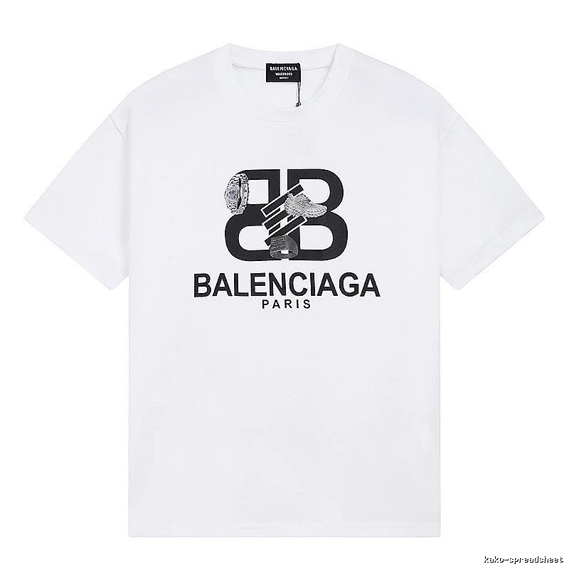 Balenciaga BB Series Simple White T-shirt
