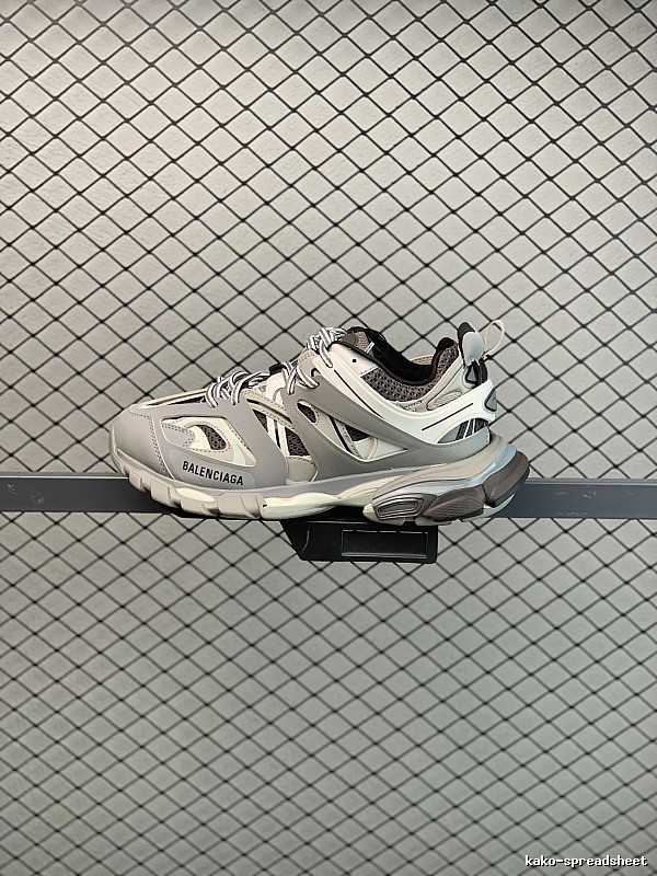 Balenciaga Beige and Black Chunky Runners Featuring Athletic Paneling