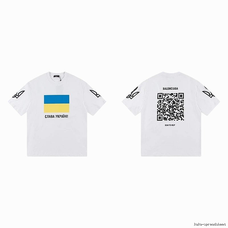 Balenciaga Charity Limited Edition Street Style White T-Shirt