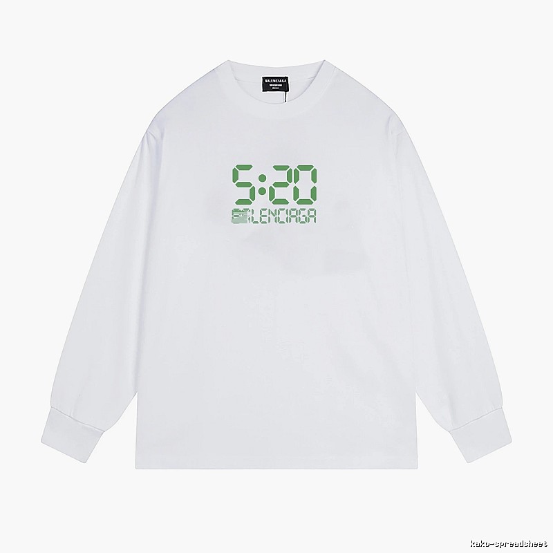 Balenciaga digital-style white T-shirt