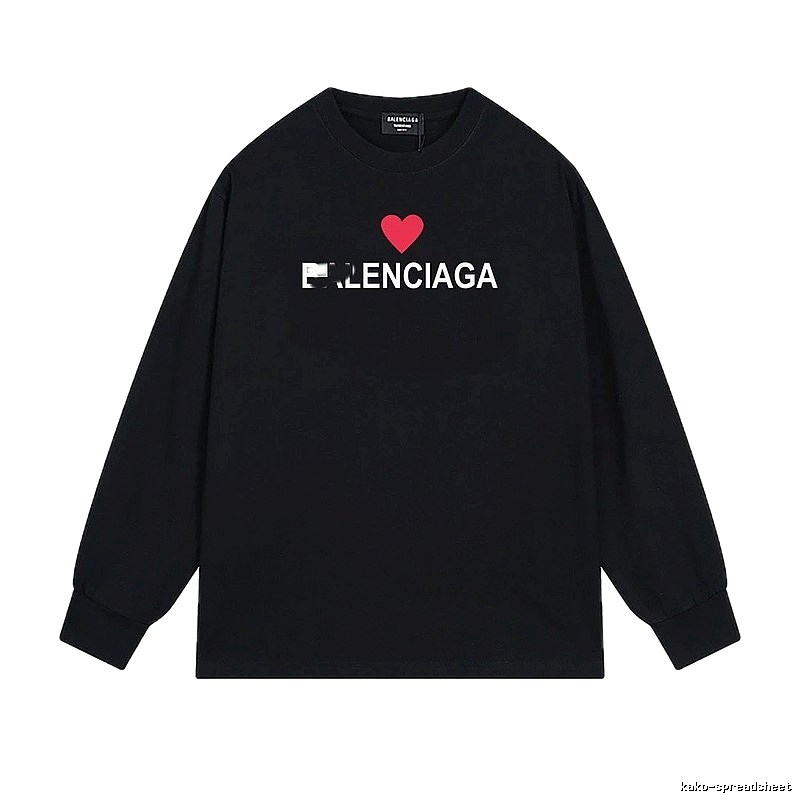 Balenciaga Love Simple Black T-shirt