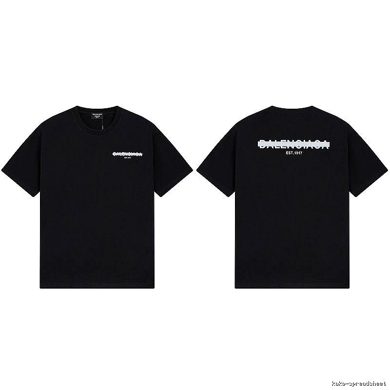 Balenciaga minimalist black T-shirt
