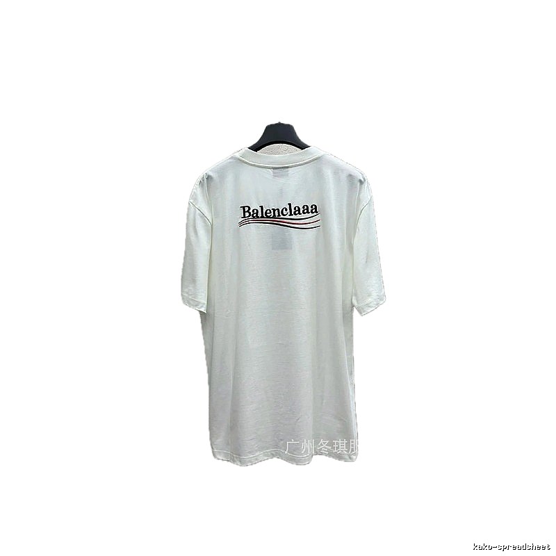 Balenciaga minimalist style white T-shirt