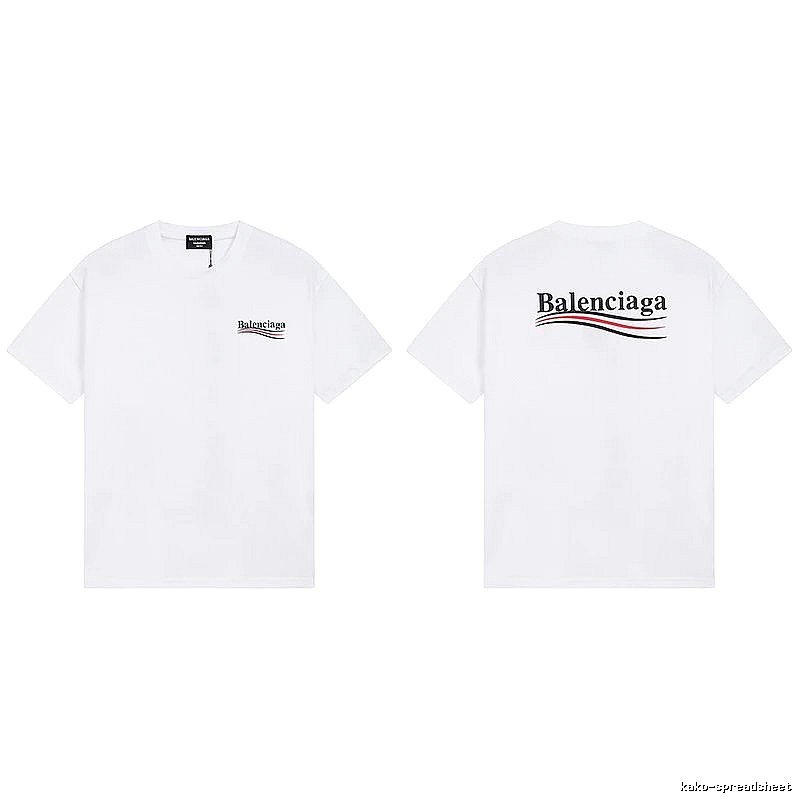 Balenciaga minimalist style white T-shirt