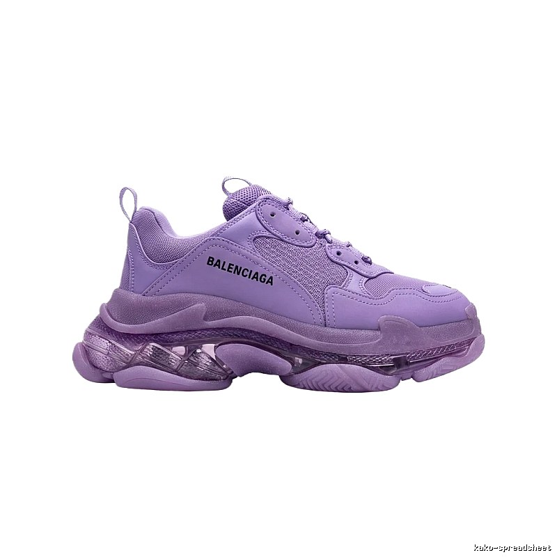 Balenciaga purple Triple S sneakers
