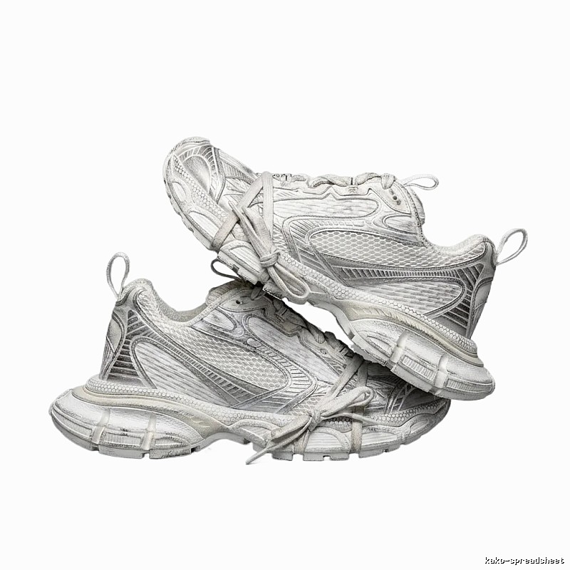 Balenciaga retro silver-gray sneakers