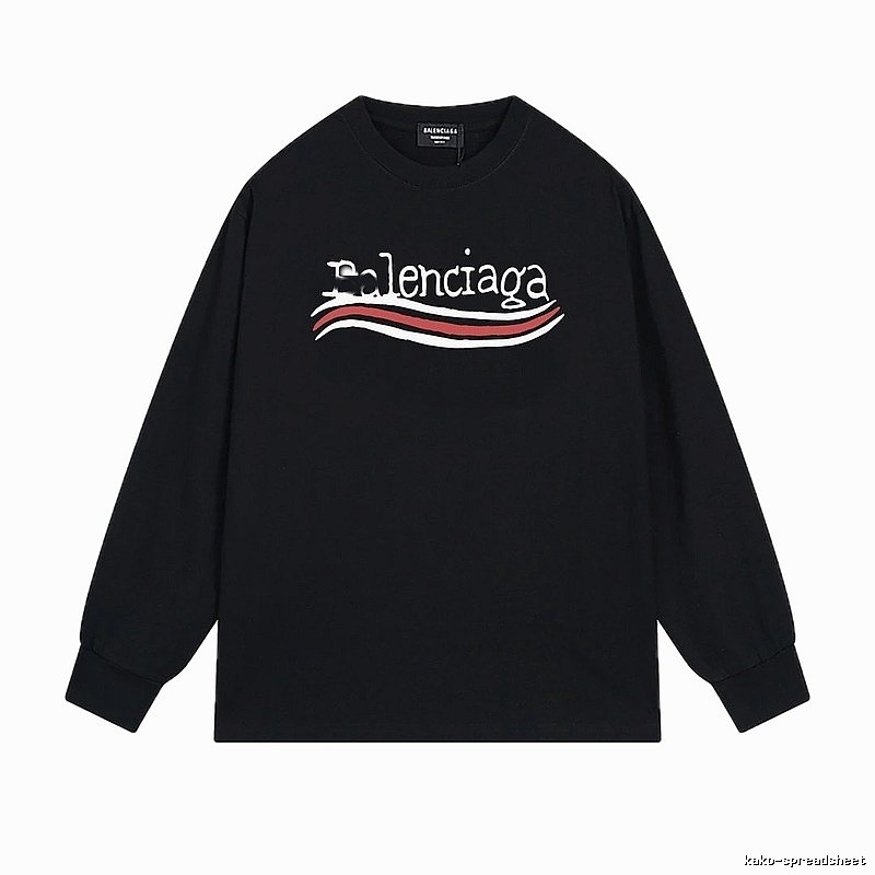 Balenciaga wavy black sweatshirt