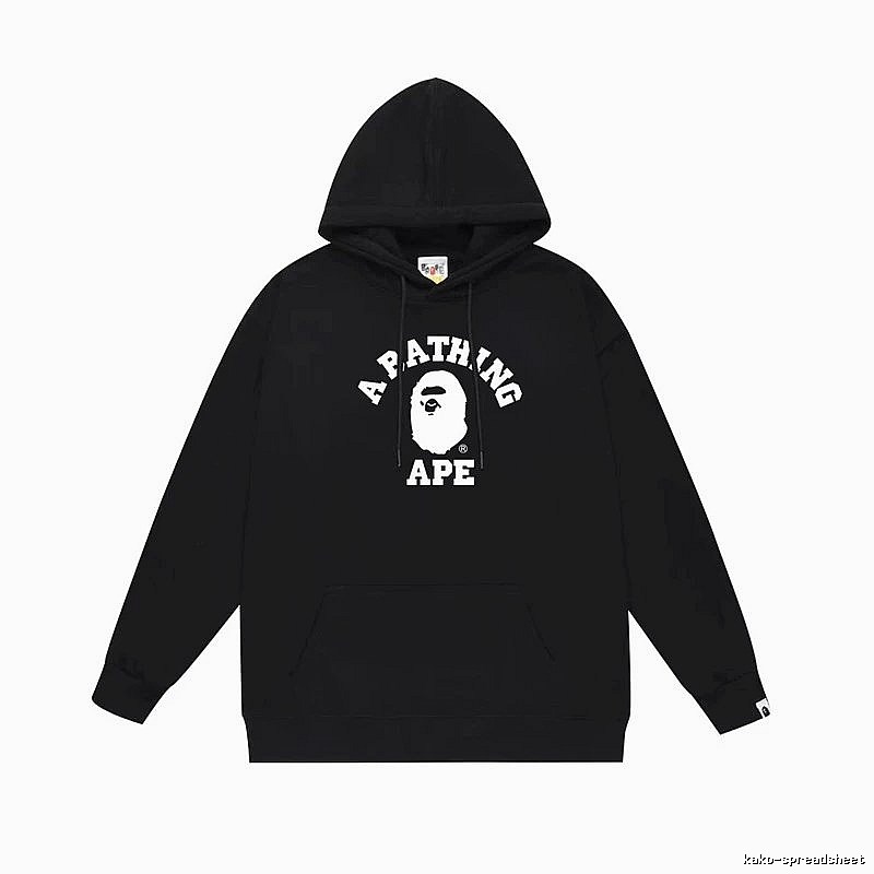 Bape Ape Head Simple Black Sweatshirt