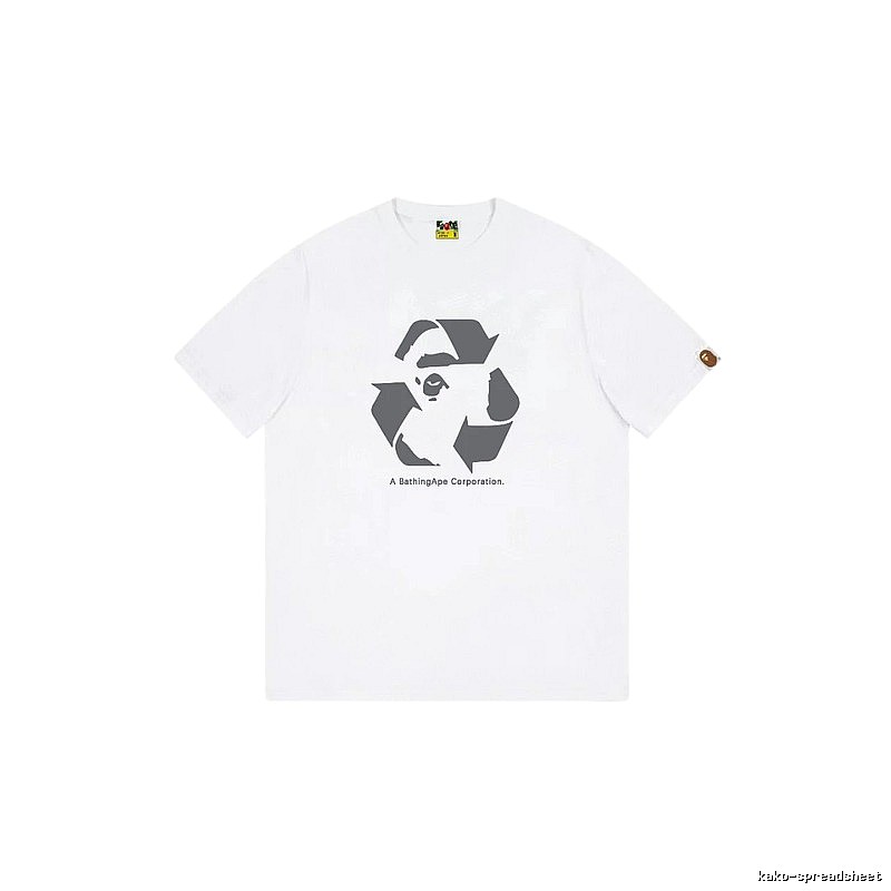 Bape Recycling Collection White T-shirt