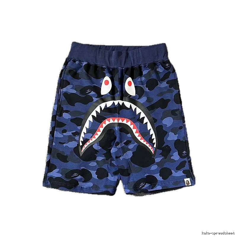 Bape Shark Camouflage Shorts