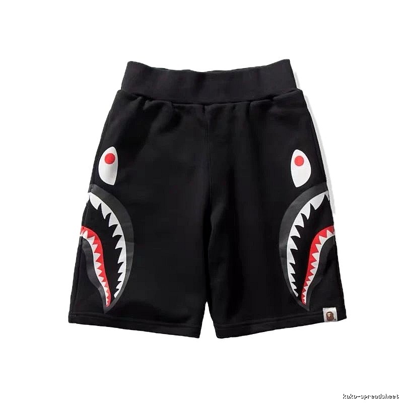 Bape Shark Series Cool Black Shorts