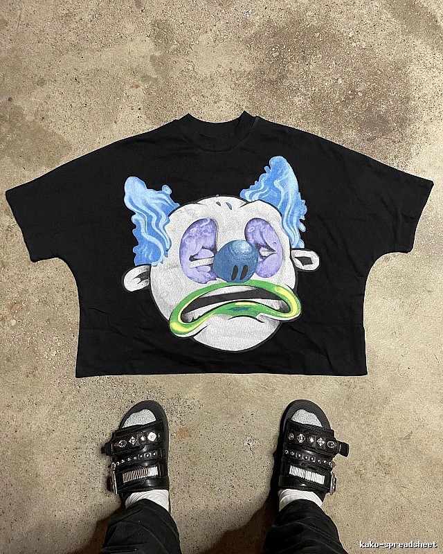 Billionaire Clown Style Black T-shirt
