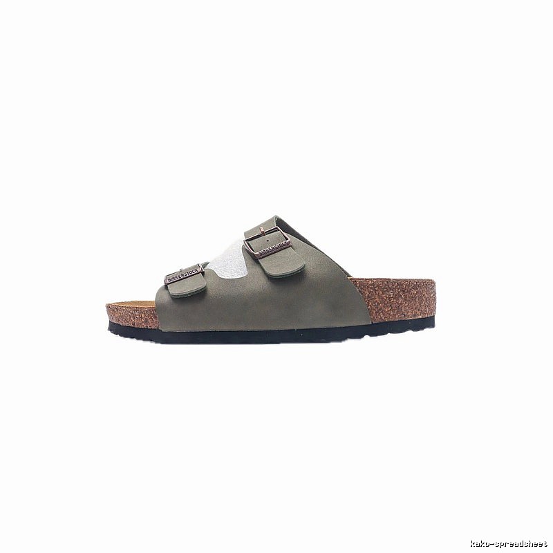 Birkenstock Arizona Casual-style Olive Green Slide Sandals