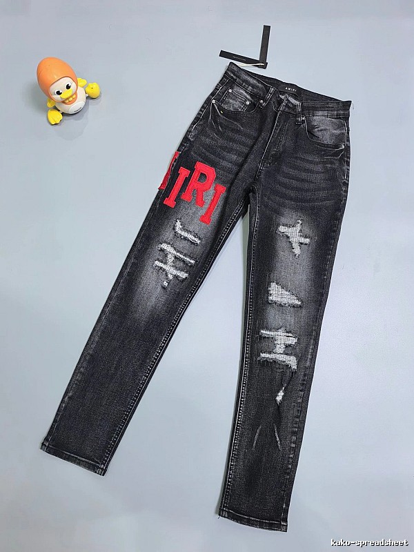 Black Distressed Cross Jeans - Chrome Hearts Travel