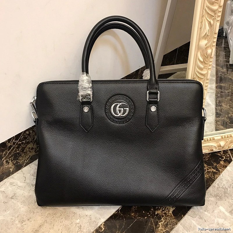 Briefcase by Gucci with Black Leather Briefcase