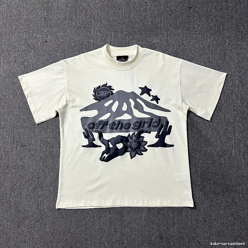 Broken Planet Resort Graphic T-shirt White Cotton Bold with Premium Look