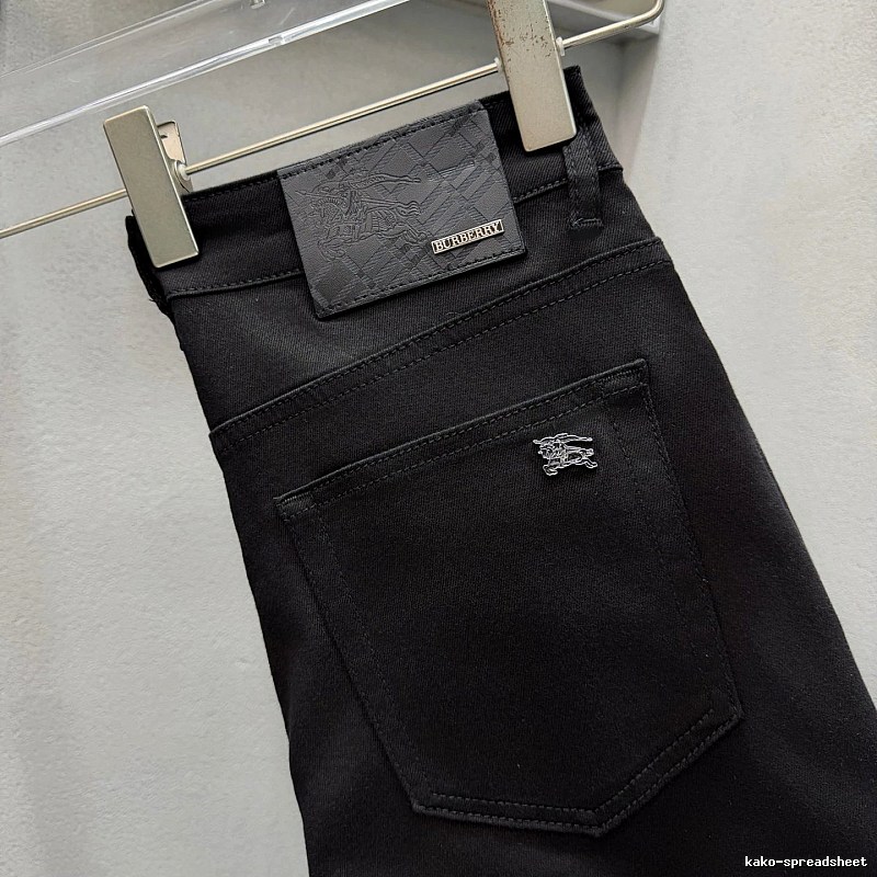 Burberry Logo Jeans - Tonal Knight Emblem And Branded Back Patch Style Edit