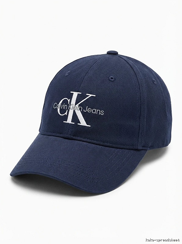 Calvin Klein (CK) simple-style dark blue baseball cap